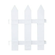 SLYNSHome White Edging Garden Picket Fence Borders,Decorative Garden Fences and Borders for Dogs No Dig Garden Fence Panel for Flower Beds Yard Patio Animal Barrier